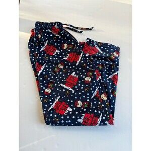 Charlie Brown Christmas Lounge Pants Snoopy PJ's Pajamas Men’s Size M